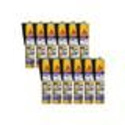 Lot de 12 mastics colle SIKA Sikaflex 11 FC+ Evolution - Noir - 300ml