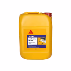 Présentation : Accélérateur de prise SIKA SikaCem Accélérateur Façade - 20L , un adjuvant liquide très concentré prêt à l'emp ...