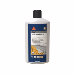 Huile de protection - SIKA - SikaTeak Oil Neutral - Incolore - 500ml - Pour bois exotique