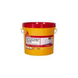 Sika - Enduit de garnissage Wall Rebouchage et réparation pour murs et plafonds en pâte - 1,5Kg