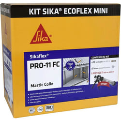 Sika - Kit Ecolflex Pro-11FC - 35 poche 300ml + 1 pistolet Blanc