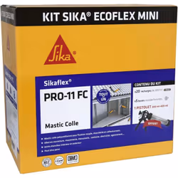 Kit Ecolflex Pro-11FC - 35 poche 300ml + 1 pistolet Marron