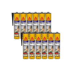 Sika - Lot de 12 mastics colles flex pro 11 fc Purform - Noir - 300ml - 659664