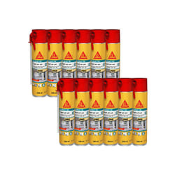 Lot de 12 mousses expansives tout en un manuelles Sika Sika Boom 128 - 500ml