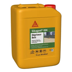 Sika - 707092 - gard 104 Degriseur Bois Nettoyant-degriseur tous types de bois 5L