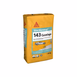 Sika - Revêtement d'imperméabilisation MonoTop-143 Cuvelage - 25 kg - Gris ciment