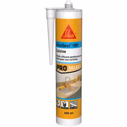 Mastic pour joint de raccord spécial Cuisine (Eviers, plan de travail, carrelage) Etanche, élastique et résistant aux produit ...