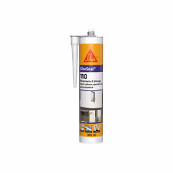 Présentation : Ce mastic silicone SikaSeal 110 Menuiserie & Vitrage - Blanc PVC vous sera indispensable pour réaliser vos joi ...
