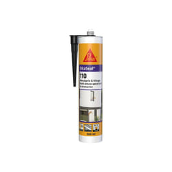 Sika - Mastic silicone Seal 110 Menuiserie & Vitrage - Noir - 300ml