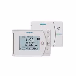 Siemens REV24RF Chronothermostat hebdomadaire numérique à radiofréquence Thermostat programmable sans fil pour le chauffage.  ...