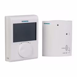 Description générale Ce thermostat d'ambiance numérique sans fil de Siemens, modèle RDH100RF, est conçu pour un confort optim ...