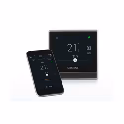 Siemens RDS110 thermostat WLAN Noir