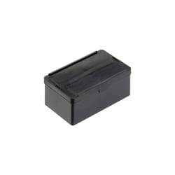 Bac à charnière esd Alutec 1308.050 (l x h x p) 136 x 55 x 87 mm noir 1 pc(s)