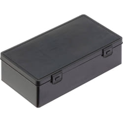 Alutec - 2212.060 antistatique (esd) Bac à charnière esd (l x h x p) 225 x 60 x 125 mm noir 1 pc(s)