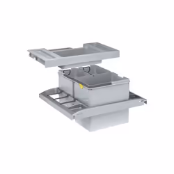Franke Trolley Vario 60, 34 L, Rectangulaire, Gris, 560 mm, 390 mm, 483 mm