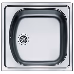 Évier - FRANKE - Euto Star 610 I - Inox - 1 Bac - Rectangulaire - Lin