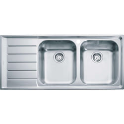 Neptun - Évier en inox nex 621/7, 116x51 cm + siphon 101.0120.274 - Franke
