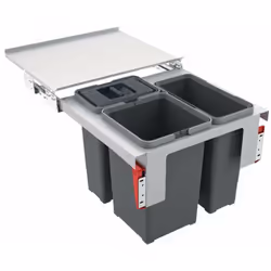 coulisse vers l’avant espace de montage minimal : 462 × 399 × 375 mm tri des déchets : trois types sous-meuble 500 mm volume ...