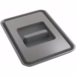 Couvercle de rechange pour poubelle couleur : gris convient pour bac de 8 l sans filtre à charbon actif compatible avec : Gar ...