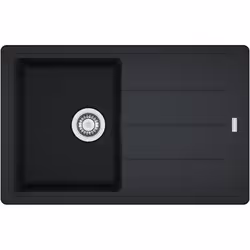 FRANKE Évier de cuisine en Fragranit - Basis 611 BFG 611 114.0205.037 Onyx
