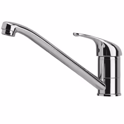 Franke Basic, Vers le bas, Chrome, Acier inoxydable, Poignées de levier, Unique, Vitrocéramique