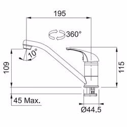 Franke Basic Chrome