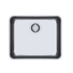 Franke Aton, Acier inoxydable, Acier inoxydable, 1 bols, 480 x 400 mm, 19 cm, 8,89 cm (3.5")