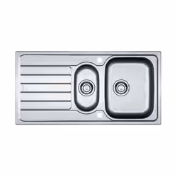 Franke SKL 651, Acier inoxydable, Acier inoxydable, 2 bols, 340 x 420 mm, 16 cm, 172 x 320 mm