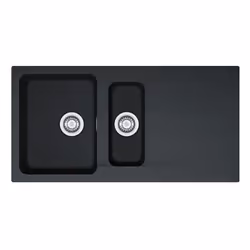 Franke OID 651, Tectonite, Charbon, 2 bols, 340 x 440 mm, 19 cm, 160 x 370 mm