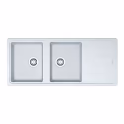 Franke TTD621, Blanc, 2 bols, 337 x 400 mm, 19 cm, 337 x 400 mm, 19 cm