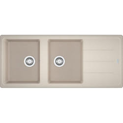 Vier Basis Fragranit bfg 621 - café crème - manuel - 1160 x 500 x 200 mm (sous-meuble 80 cm) Franke