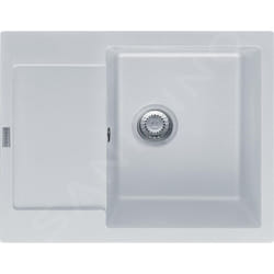 Franke - Maris - Évier en fragranit mrg 611-62, 62x50 cm, blanc artic 114.0284.758