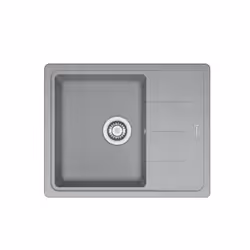 Franke BFG 611-62.084, Evier à poser, Rectangulaire, Graphite, 1 bols, 620 mm, 500 mm