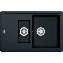 Franke - Basis - Évier en fragranit bfg 651-78, 78x50 cm, onyx 114.0285.215
