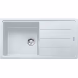Granit évier BFG 611, pour installation en surface matériau : Fragranit+ avec traitement de surface Sanitized® dimensions : 9 ...