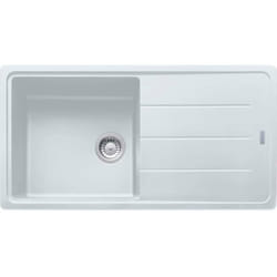 Basis - Évier en fragranite bfg 611, 97x50 cm, blanc artic 114.0285.303 - Franke