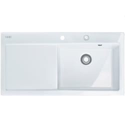 Franke Mythos MTK-611-I Evier à poser Rectangulaire Vitrocéramique