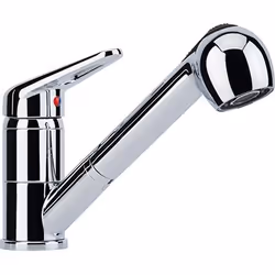 Franke Prince II, Vers le haut, Chrome, Métal, Poignées de levier, Unique, Vitrocéramique