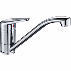 Franke Novara Plus, Standard, Chrome, Acier inoxydable, Poignées de levier, Unique, Vitrocéramique