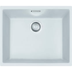Sirius - Évier en tectonite sid 110-50, 53x44 cm, blanc 125.0363.788 - Franke