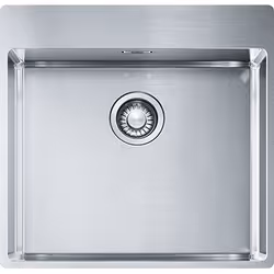 Franke BXX 210-50 TL, Evier encastré, Rectangulaire, Acier inoxydable, 1 bols, Rectangulaire, 500 x 410 mm