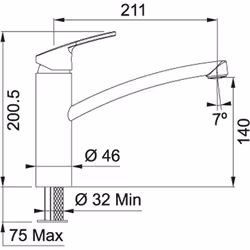 Franke 115.0391.460 robinet Chrome
