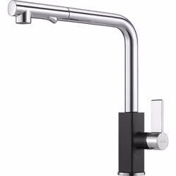 Franke 115.0392.382, Standard, Noir, Chrome, Métal, Poignées de levier, Unique, Vitrocéramique