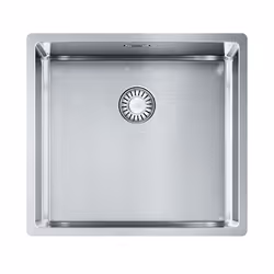 Franke BXX 110-45, Evier encastré, Rectangulaire, Acier inoxydable, Acier inoxydable, 1 bols, Rectangulaire