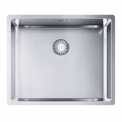 Franke BXX 110-50, Evier encastré, Rectangulaire, Acier inoxydable, Acier inoxydable, 1 bols, Rectangulaire