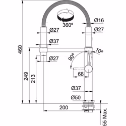 Franke 115.0393.976 robinet Chrome