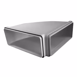 Mepamsa 112.0459.455, Coude de hotte de cuisinière, Blanc, 1 pièce(s)