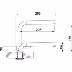 Franke 115.0486.978 robinet Chrome
