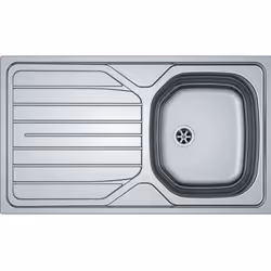 Évier inox à encastrer FRANKE - 1C/1E REL 611- 860x500 mm - 897666 - Evier inox à encastrer présente les caractéristiques sui ...