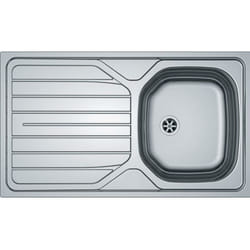 Évier inox à encastrer FRANKE - 1C/1E REL 611- 860x500 mm - 897666